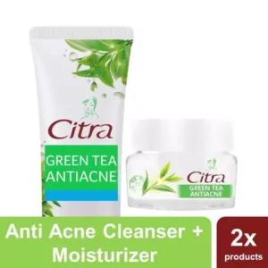 Citra Green Tea Anti Acne Facial Foam 100gr & Face Moisturizer 40gr