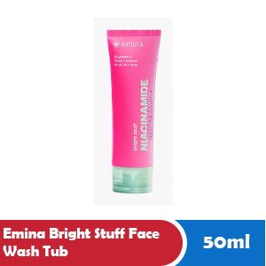 EMINA BRIGHTSTUFF NIACINAMIDE OXY CERAMIDE CLEANS TUB 50mL