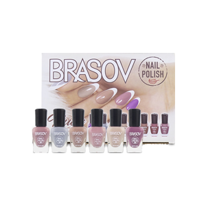 BRASOV NAIL POLISH MIX COLOUR / NUDE PCS 8mL