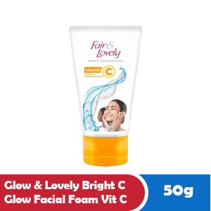GLOW & LOVELY BRIGHT C GLOW FACIAL FOAM VITAMIN C TUB 50g