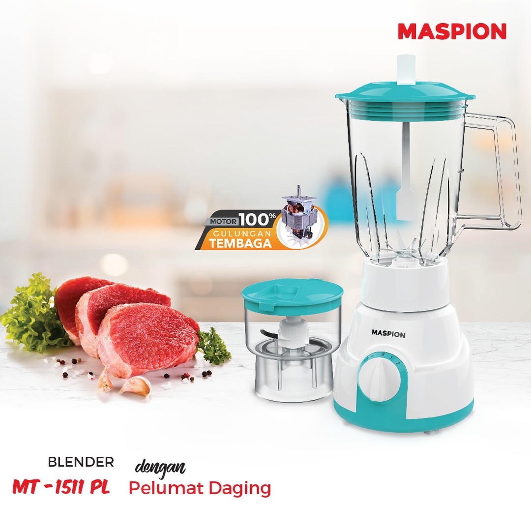 Maspion Blender + Chopper MT-1511 PL