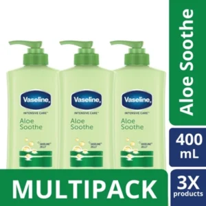 Vaseline Lotion Intensive Care Aloe Soothe 400ml Multi Pack