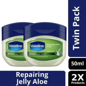Vaseline Multi Purpose Repairing Jelly Aloe 50 Ml - Twin Pack