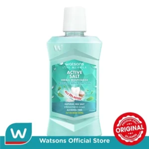 Watsons Active Salt Herbal Mouthwash 500ml