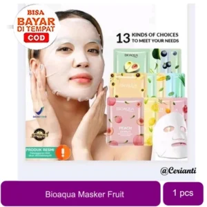 BIOAQUA Sheet Mask Hydrating Essence Face Mask Brightening Moisturizing Skin Care Anti aging Masker Wajah(25g/pcs) Cerianti