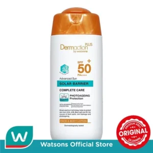 Dermaction Plus by Watsons Advanced Sun Solar Barrier Face & Body Lotion SPF50+ PA++++ 150ml