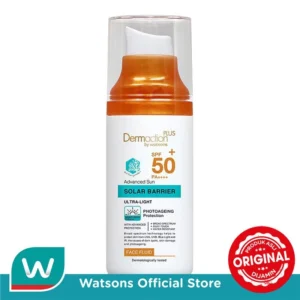Dermaction Plus by Watsons Advanced Sun Solar Barrier Face Fluid SPF50+ PA++++ 50ml