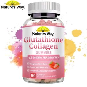 Glutathione & Collagen Gummies for Anti-Aging Support and Skin Health