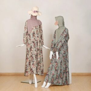 LeKhari Porly Gamis Plain Aara Basic Homedress Rayon Crinks Gamis Busui Size S-Xl