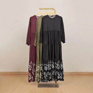 LeKhari Myza Dress Premium Material Rayon Twill Busui Size S-XL