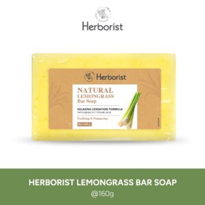 Herborist Soap Lemongrass 160gr Natural Bath Soap Relaxing & Refreshing