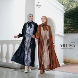 ￼Latest Trend Eid Gamis 2026 Mother's Dress Motif ELEGAN Mix Tulle - Shirin Zein Melisa Series