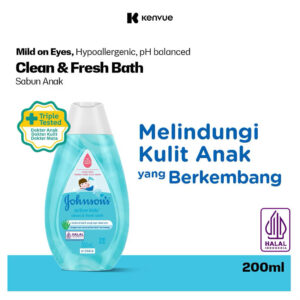 JOHNSON'S Active Fresh Baby Bath - Children's Soap 200ml