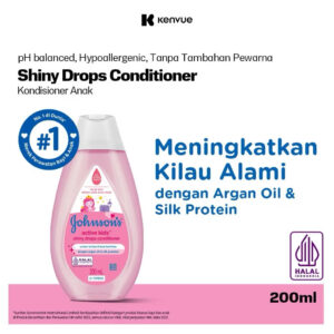 JOHNSON'S Active Kids Shiny Drops Conditioner- Children's Conditioner 200ml
