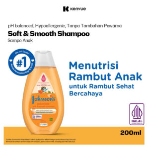 JOHNSON'S Active Kids Soft & Smooth Shampoo - Children's Shampoo 200ml