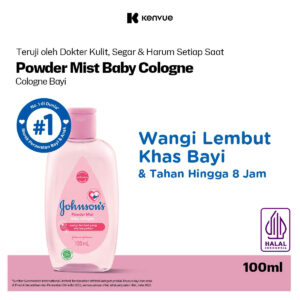 ￼JOHNSON'S Powder Mist Baby Cologne - Baby Fragrance Oil 100ml
