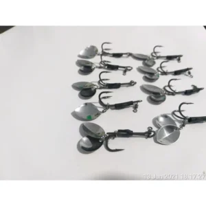 KENZI DOUBLE BLADE HOOK FOR SOFT BODY FROG SIZE 2/0 1/0 1