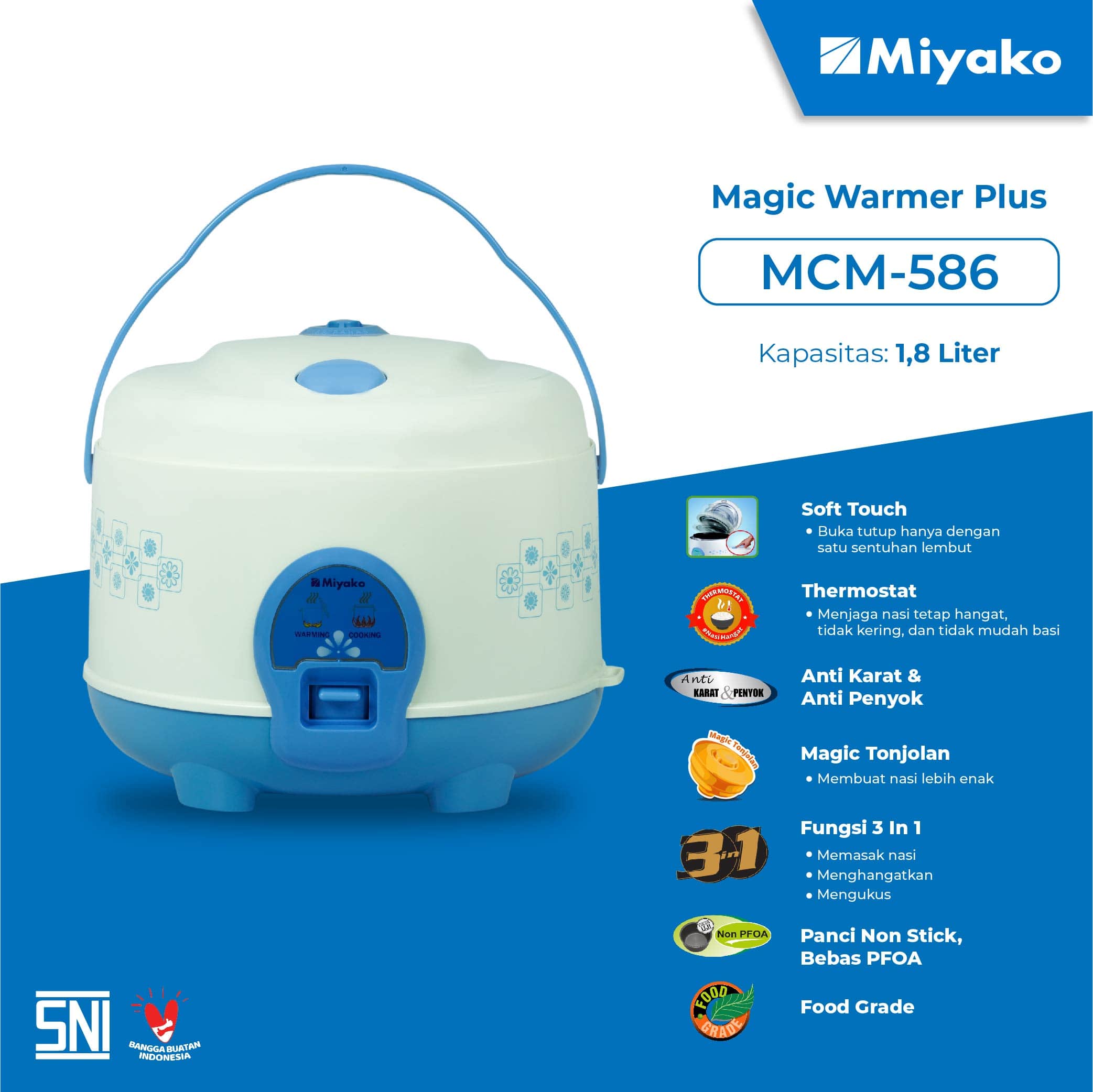 Miyako Rice Cooker MCM-586