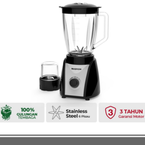 Maspion Blender with Dry Miller 1.5 Liter MT-1588