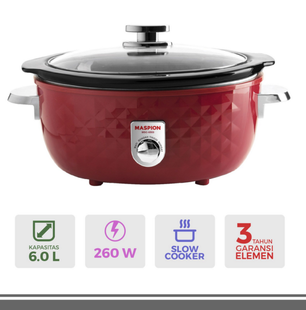 Maspion Slow Cooker MSC-6500 - ptnooramanahglobal.com