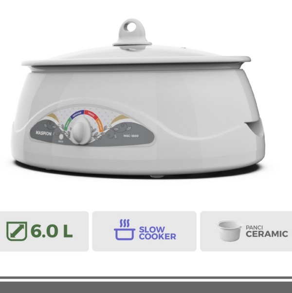 Maspion Slow Cooker MSC-1860 - ptnooramanahglobal.com