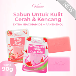 Vienna Niacinamide Panthenol Body Cleansing Bar 90 Gr