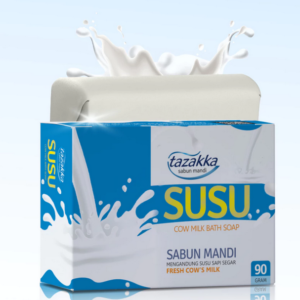 TAZAKKA Milk Soap Bleach Blead Body and Face Permanent Bpom 90gr Natural Soap Bar Skin Whitening