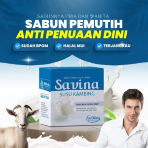 Milk Soap Facial Brightener Goat and Anti-Aging Early Savina from Tazakka Already BPOM & Original