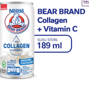 BEAR BRAND Collagen + Vitamin C Milk Cans Milk Sterile Milk Collagen 189ml