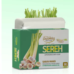 TAZAKKA Lemonguous Soap Skin Smelstroke Body Permanent Body Wash 90gr Natural Soap Bar