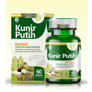 TAZAKKA Extract Original White Kunir Capsules Fill 60 Herbal Pills Cancer Medicine Stomach Herb Turmeric Menstruation