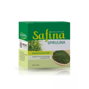TAZAKKA Safina Spirulina Soap Washing Your Face Off The Bars Removes Black Spots on Face Facial Wash 50gr