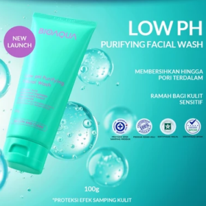 BIOAQUA Low pH Purifying Facial Wash 100g Cleanser Face Wash Soap Washing Face Washing Face Skin Gently