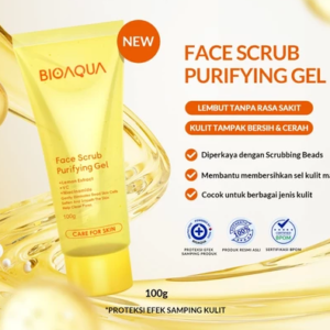 [NEW LAUNCH]-BIOAQUA Face Scrub Purifying Gel 100g Scrub Facial Exfoliating Facial Exfoliating Gel Face