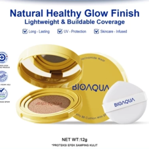 BIOAQUA Cushion Niacinamide Wear Pretty BB Cushion With SPF Oil-Control Waterproof Sweatproof Medium-High Coverage Foundation