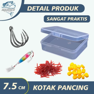 AQUASEA Storage Box Feed Box Container Fishing Accessories 7.5cm Mini Multifunction