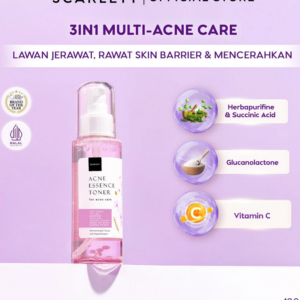Scarlett Whitening Acne Essence Toner - Lightweight Toner Face Remover & Acne Treatment Is Effectively Overcome Until The Scars