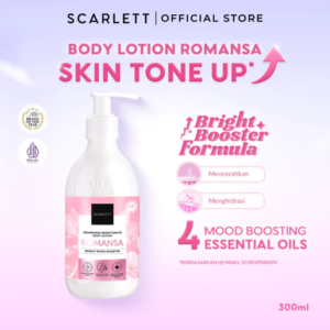 Scarlett Whitening New! Fragrance Brightening Body Lotion Bright Mood Booster Romance