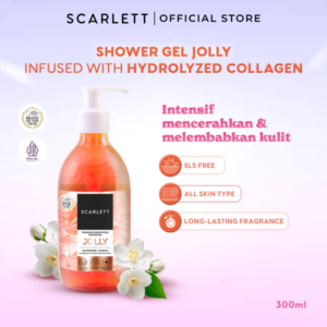 Scarlett Fragrance Brightening Shower Gel Jolly | Body Wash | Liquid Bath Soap