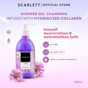 Scarlett Fragrance Brightening Shower Gel Charming | Body Wash | Liquid Bath Soap