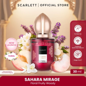 Scarlett Extrait De Perfume 30ml - Sahara Mirage - Golden Scents - Soft and warm scented floray fruity floral - Long-lasting Women