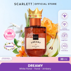 Scarlett Whitening Eau De Parfum Dreamy 30ml - EDP Perfume with Fresh & Durable Luxury Fragrance Scent