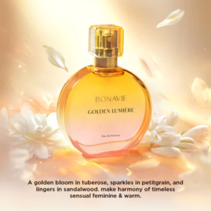 Bonavie Eau De Perfume - Golden Lumiere 30ml Long-lasting Fragrance Perfume EDP White Floral Flower