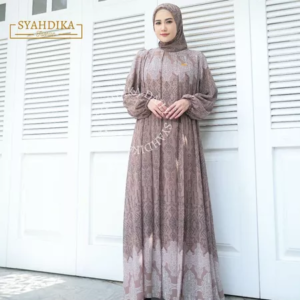 (FREE HIJAB) MICHAYLA DRESS GAMIS WOMEN CURUTY BABY DOLL PREMIUM| SYAHNAZ MUSLIM FASHION