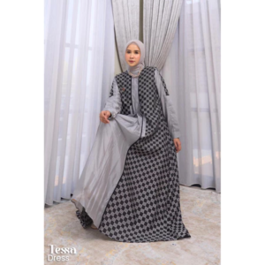 MAREVI SAVARA DRESS - Tessa Grey