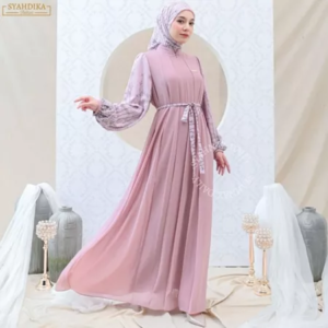 (FREE HIJAB ) - GAMIS CERUTY BABYDOLL PREMIUM ZASKIA BY SYAHNAZ MUSLIM FASHION