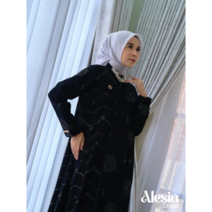 ALESIA DRESS ORIGINAL BY MAREVI OFFICIAL - Black