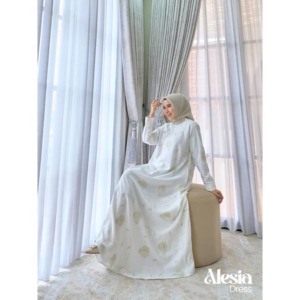 ALESIA DRESS ORIGINAL BY MAREVI OFFICIAL - White