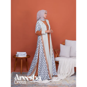 AREESHA DRESS ORIGINAL BY MAREVI OFFICIAL - Orange