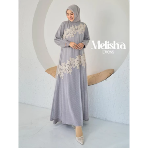 MELISHA DRESS ORIGINAL BY MAREVI OFFICIAL - Grey
